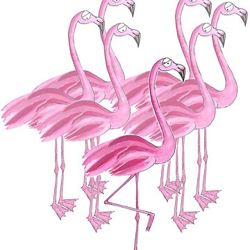 Artwork thumbnail, flamingo by Sascha Kläger