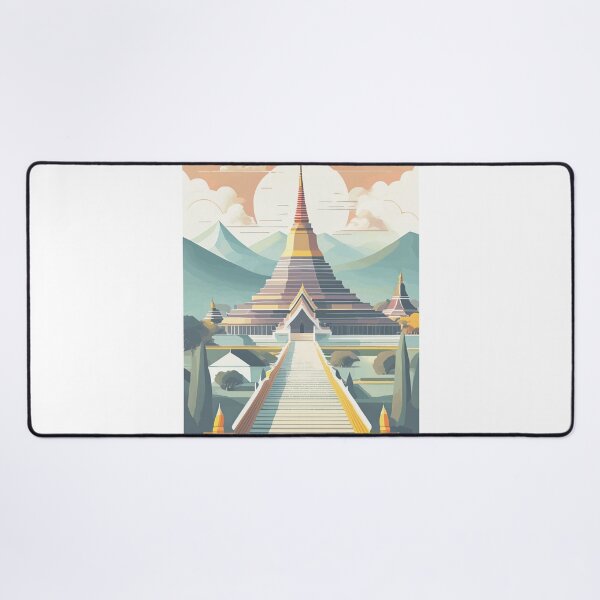 Item preview, Vintage Chiang Mai travel poster – Minimalist retro design for globetrotters designed and sold by pod24.