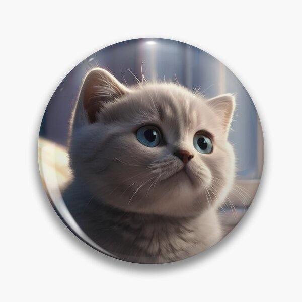 Item preview, British short hair scottish cat in AI designed and sold by TatStudio55.