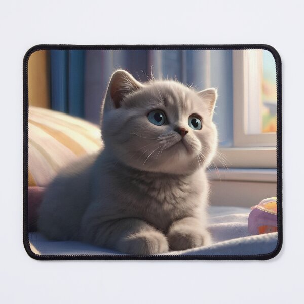 Item preview, British short hair scottish cat in AI designed and sold by TatStudio55.