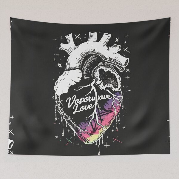 Item preview, Vaporwave Love: Gothic Heart and Nostalgia designed and sold by Piotrek0001.