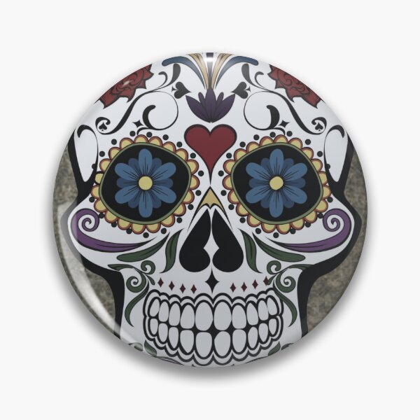 Item preview, Flowers skull designed and sold by Frodzik.