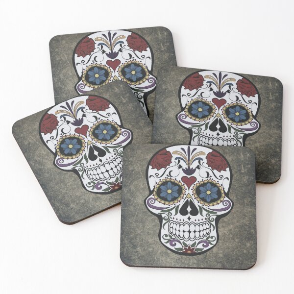 Item preview, Flowers skull designed and sold by Frodzik.