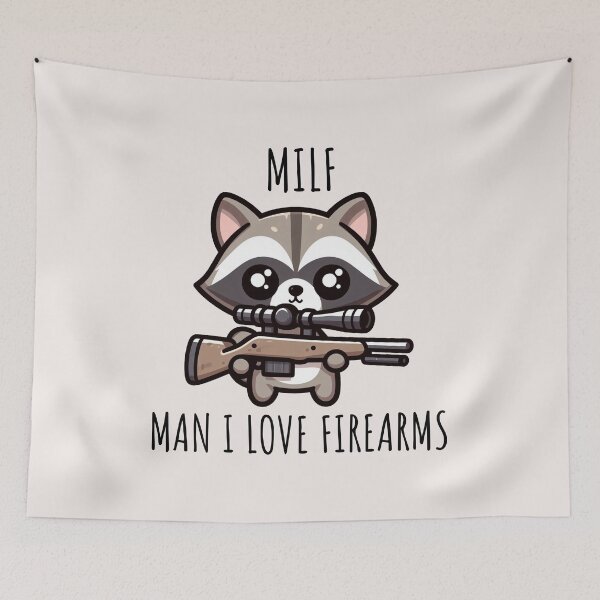 Item preview, Firearms Raccoon designed and sold by LemuellTrends.