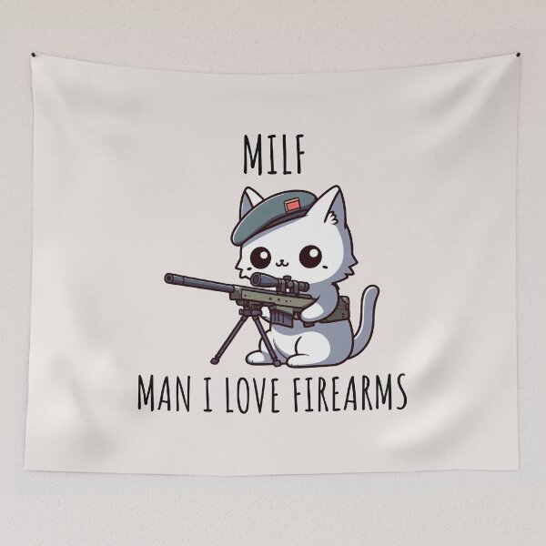 Item preview, Firearms Cat designed and sold by LemuellTrends.