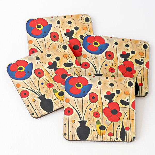 Item preview, Miro Inspired Abstract Surrealist Art  designed and sold by Sizani.