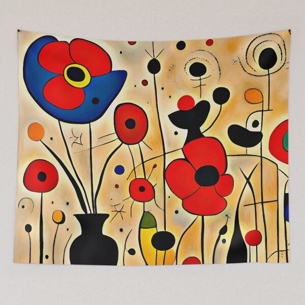 Item preview, Miro Inspired Abstract Surrealist Art  designed and sold by Sizani.