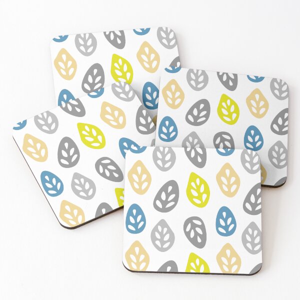 Item preview, Pattern with leaves colourful, textile decor, simple, spring print, summer illustration designed and sold by NatalkaP.