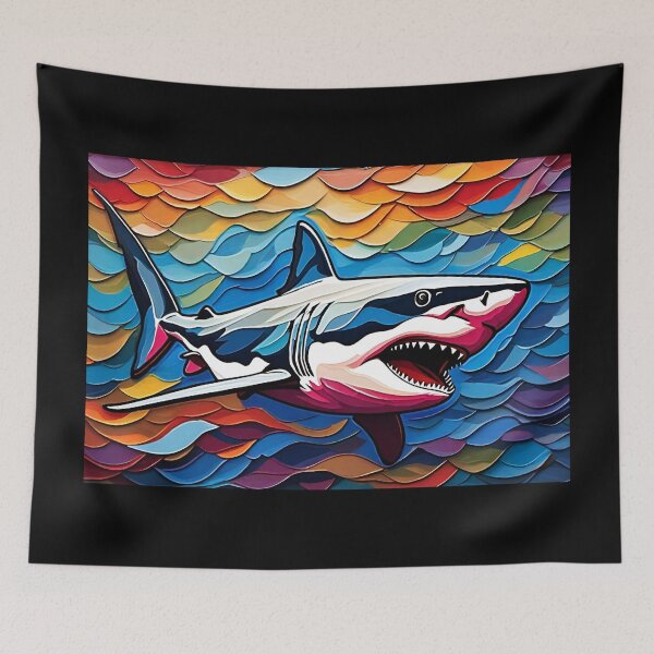 Item preview, Shark in Coloured Waters designed and sold by pUNKnown.