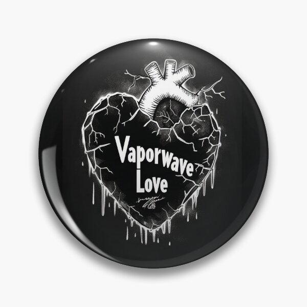 Item preview, Vaporwave Love: Gothic Heart and Nostalgia designed and sold by Piotrek0001.