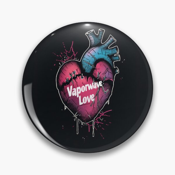 Item preview, Vaporwave Love: Gothic Heart and Nostalgia designed and sold by Piotrek0001.