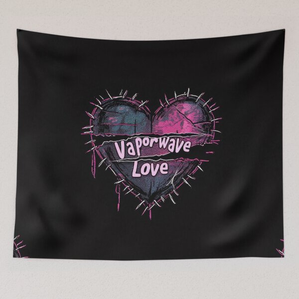Item preview, Vaporwave Love: Gothic Heart and Nostalgia designed and sold by Piotrek0001.