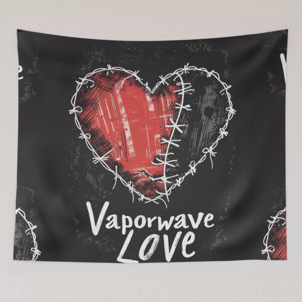 Item preview, Vaporwave Love: Gothic Heart and Nostalgia designed and sold by Piotrek0001.