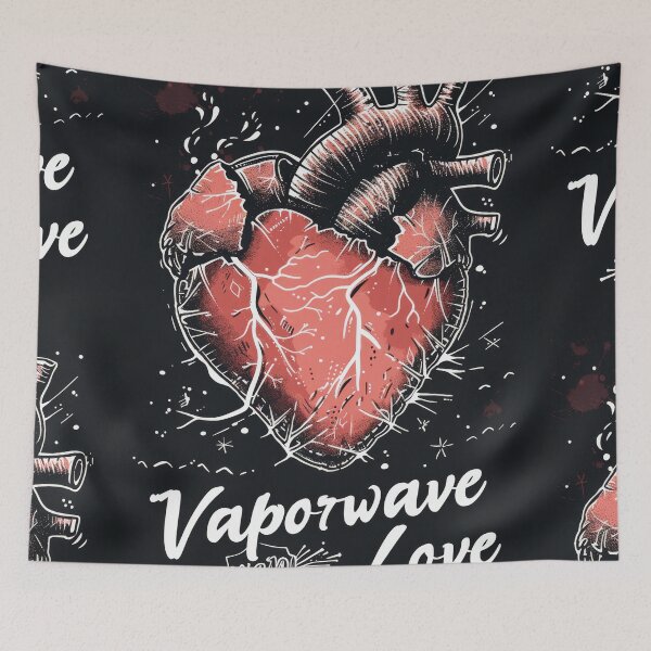 Item preview, Vaporwave Love: Gothic Heart and Nostalgia designed and sold by Piotrek0001.