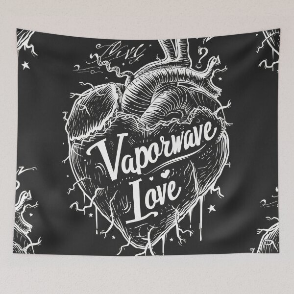 Item preview, Vaporwave Love: Gothic Heart and Nostalgia designed and sold by Piotrek0001.