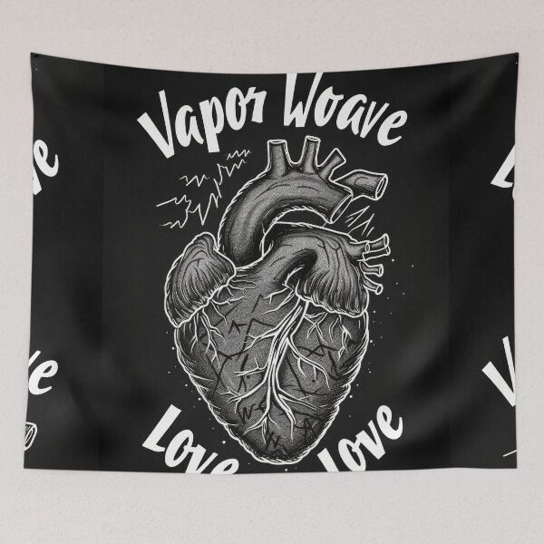 Item preview, Vaporwave Love: Gothic Heart and Nostalgia designed and sold by Piotrek0001.