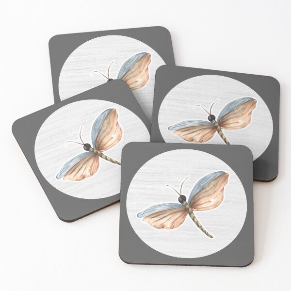 Item preview, Dragon fly Watercolor Drawing designed and sold by LivingColorful.