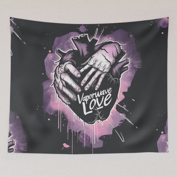 Item preview, Vaporwave Love: Gothic Heart and Nostalgia designed and sold by Piotrek0001.