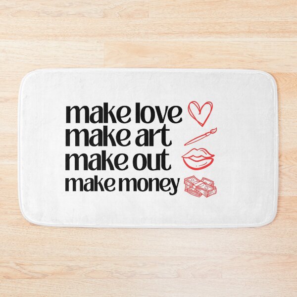 Item preview, Make love,art,out,money designed and sold by QueerPenguin.