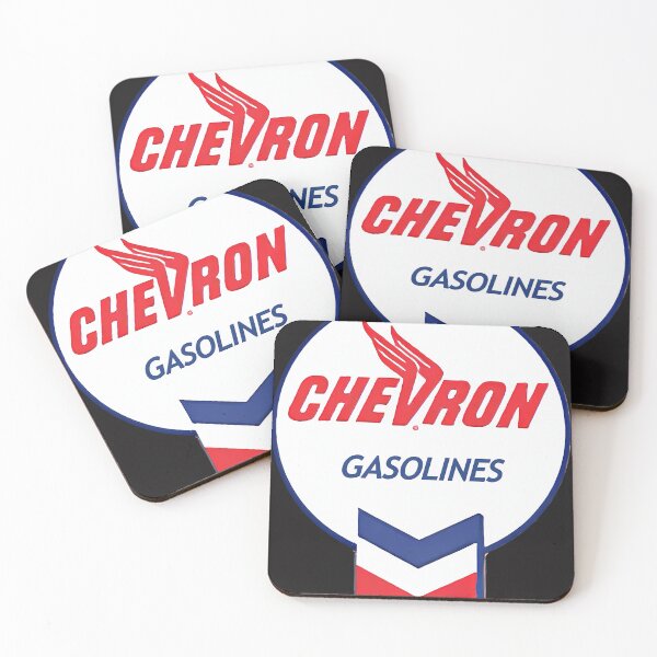 Item preview, Vintage Round Chevron Gasolines Logo designed and sold by CalistaWillia.