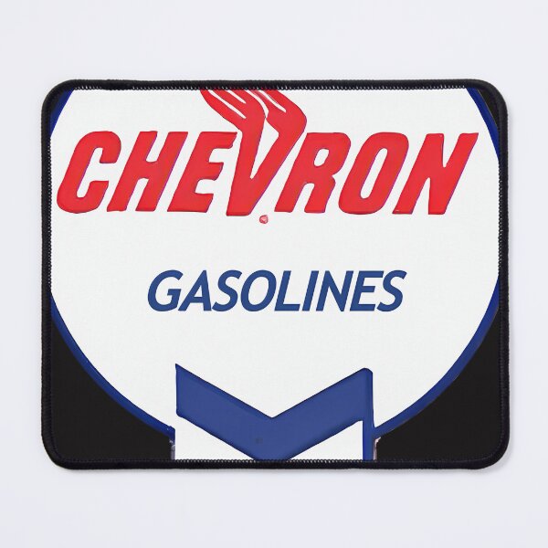 Item preview, Vintage Round Chevron Gasolines Logo designed and sold by CalistaWillia.