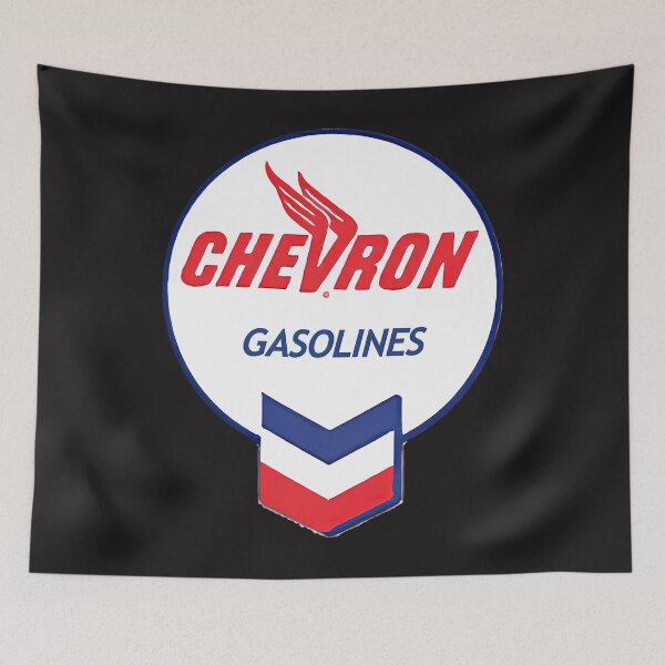 Item preview, Vintage Round Chevron Gasolines Logo designed and sold by CalistaWillia.