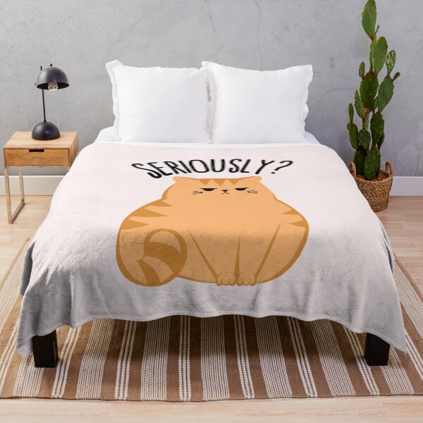 Item preview, Seriously? - Judgy Cynical Cat designed and sold by Neadoodles.
