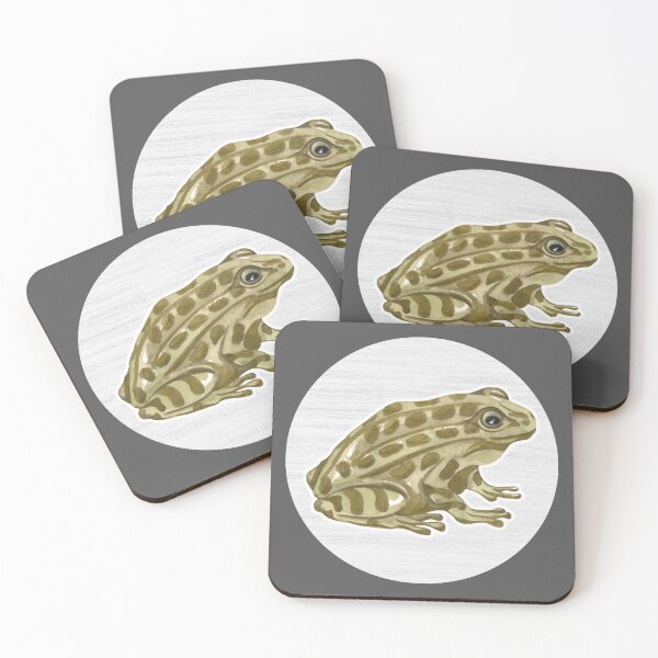 Item preview, Green Frog Watercolor Drawing designed and sold by LivingColorful.