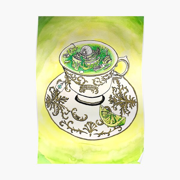 A Nice Hot Cup of Mitochondria Poster