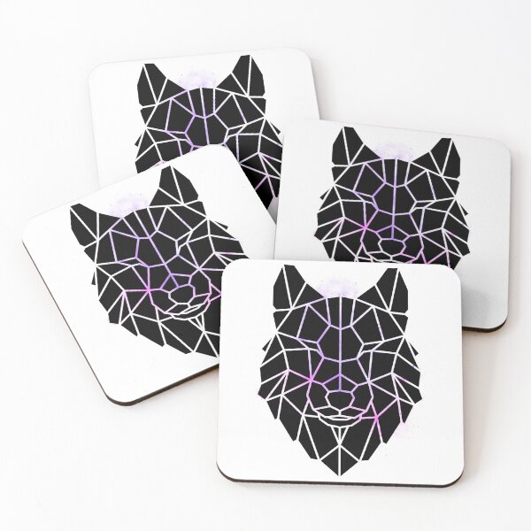 Item preview, Lowpoly Wolf and Stars designed and sold by Hexan.