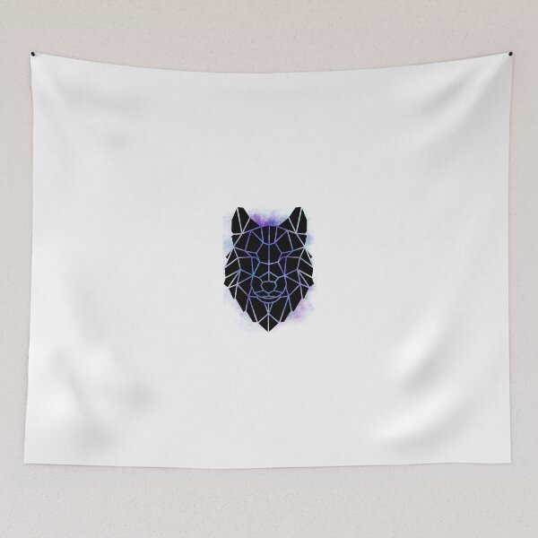 Item preview, Lowpoly Wolf and Stars designed and sold by Hexan.