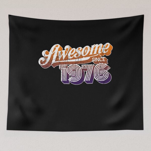 Item preview, Awesome Since 1976 42th Men Women Tee Vintage 70s Gift designed and sold by roarr.