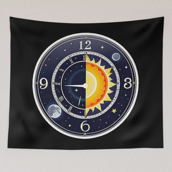 Item preview, Day And Night Clock. designed and sold by Giulivo Store Graphic.