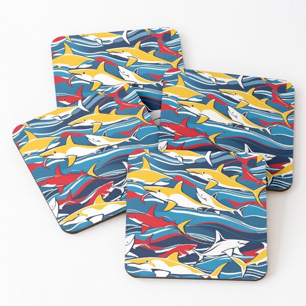 Item preview, Colourful Crazy Sharks designed and sold by pUNKnown.