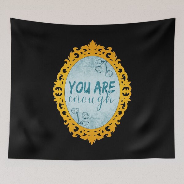 Item preview, Body Positivity Self Love Mirror | You Are Enough  designed and sold by ObsidianDaz.