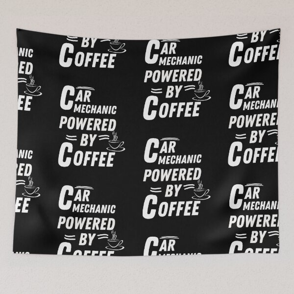 Item preview, Car mechanic powered by coffee designed and sold by annoying-shirts.