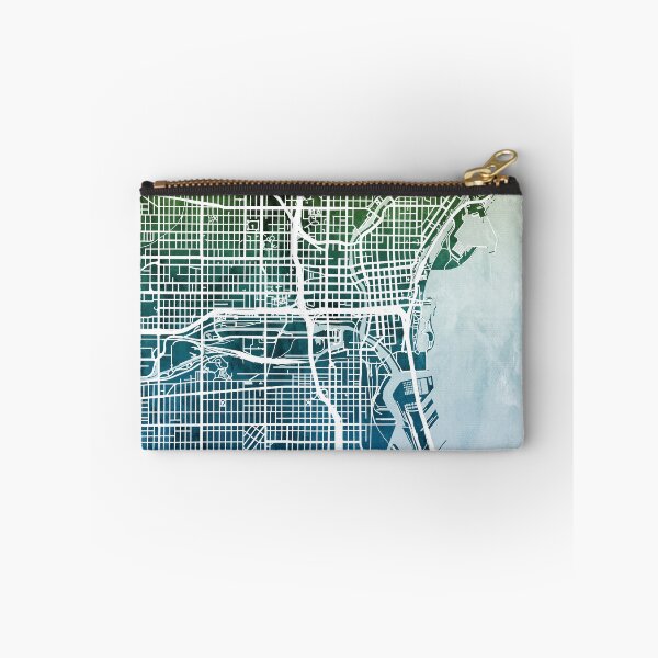 Item preview, Milwaukee Wisconsin City Map designed and sold by ArtPrints.