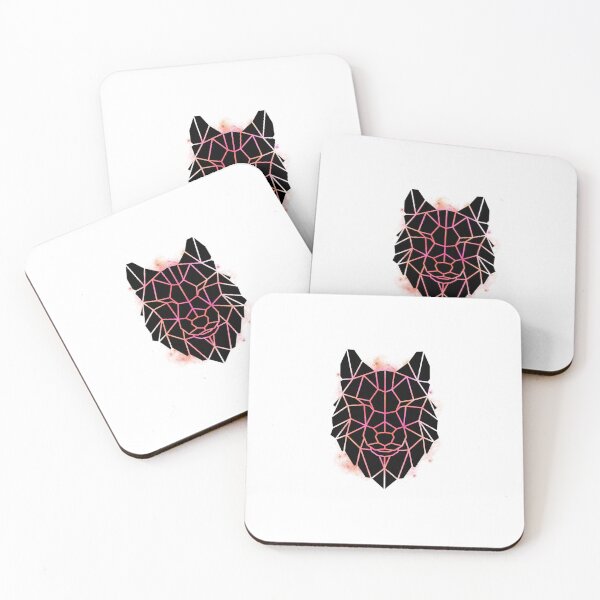 Item preview, Lowpoly Wolf and Stars designed and sold by Hexan.