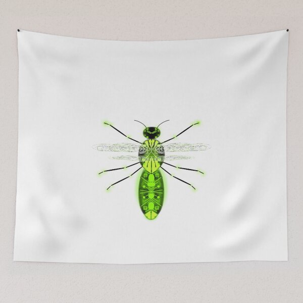 Item preview, Insect robot flying version4 green glowing designed and sold by M-Lorentsson.