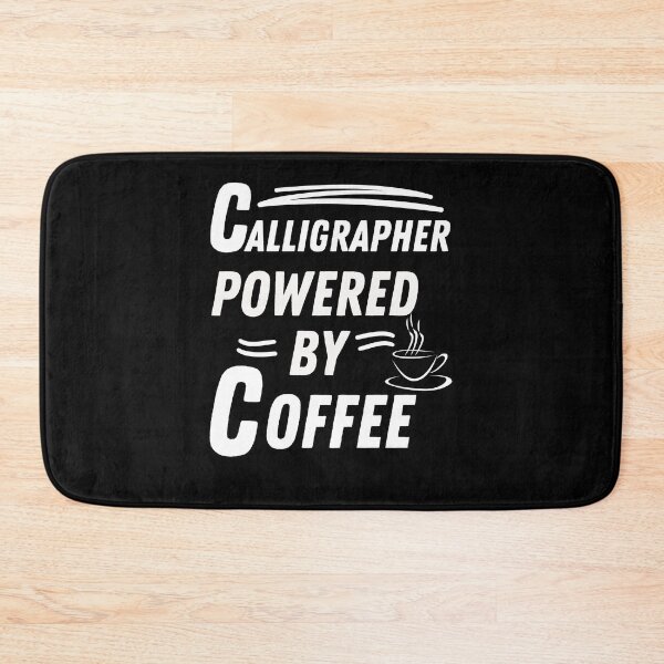 Item preview, Calligrapher powered by coffee designed and sold by annoying-shirts.