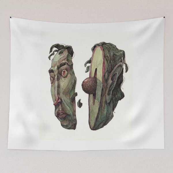 Item preview, Surreal Avocado Encounter Art	 designed and sold by KylegUptay.