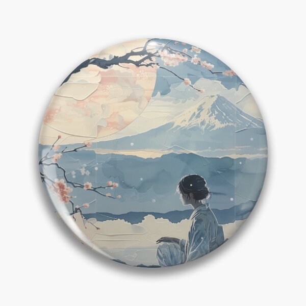 Item preview, Contemplation Under Sakura at Dusk designed and sold by palmyst.
