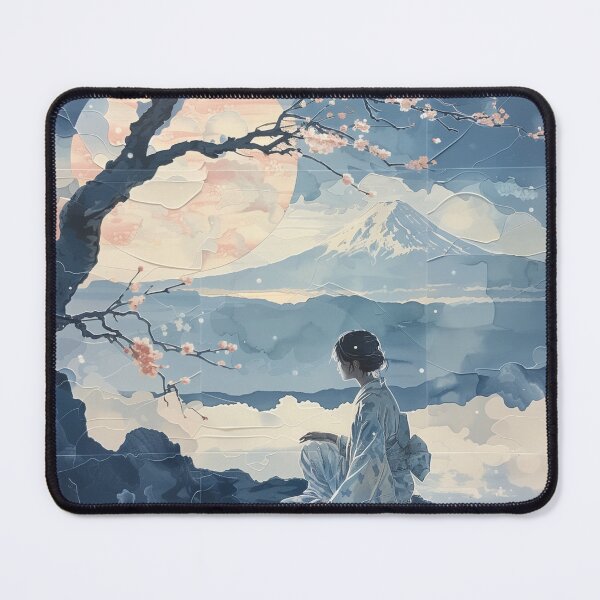 Item preview, Contemplation Under Sakura at Dusk designed and sold by palmyst.