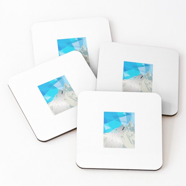 Item preview, Lowpoly White Wolf and Mountains designed and sold by Hexan.