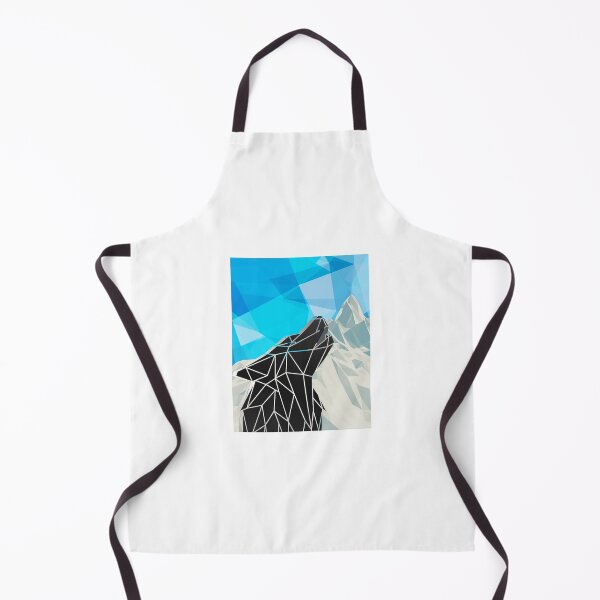 Item preview, Lowpoly Black Wolf and Mountains designed and sold by Hexan.