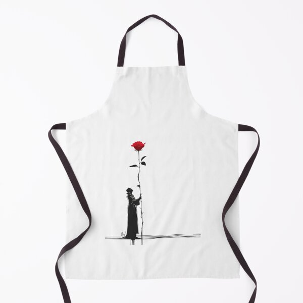 Item preview, Solemn Figure Holding a Red Rose designed and sold by palmyst.
