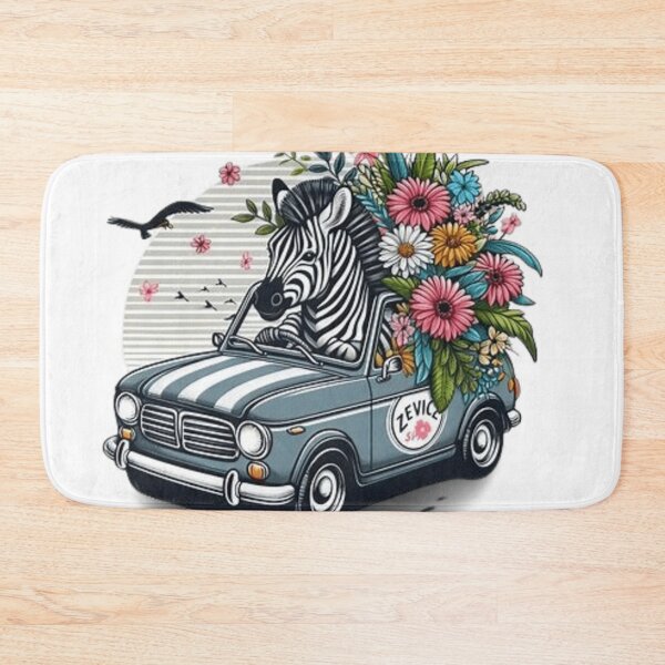 Item preview, Cute zebra in a car designed and sold by Culmika.