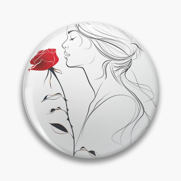 Item preview, Solitary Muse with Crimson Blossom designed and sold by palmyst.