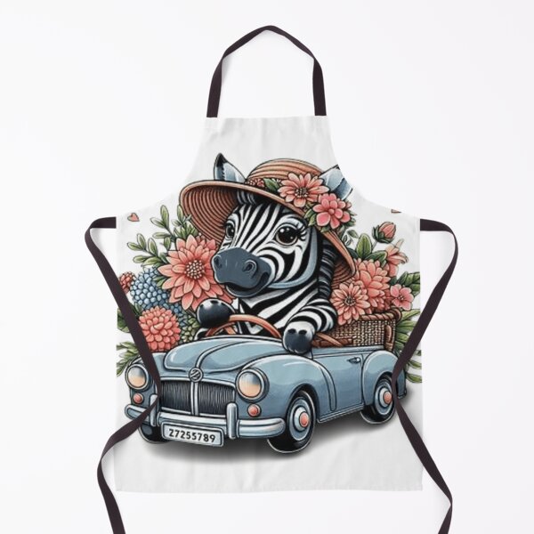 Item preview, Cute zebra in a car designed and sold by Culmika.