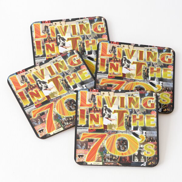 Item preview, Living In The 70'S - Band Art designed and sold by MargaudLeveque.